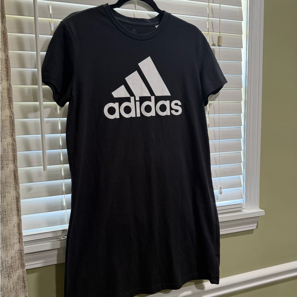 Adidas black dress Tee